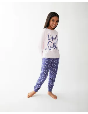 Pijama Niña M/L Interlock Why